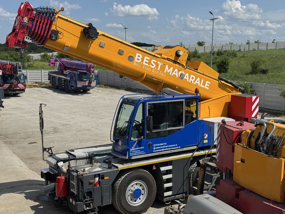 Macara 35t închiriat București 300km 280lei/oră Automacara Puternică