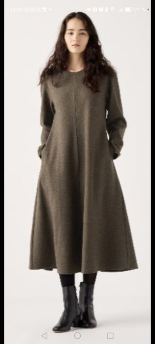 Новое платье от бренда UNIQLO