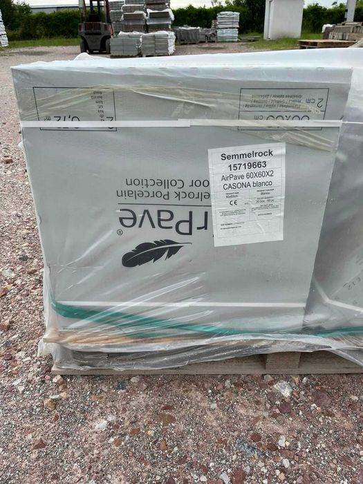 Плоча AirPave Casona Blanco 60x60x2см.