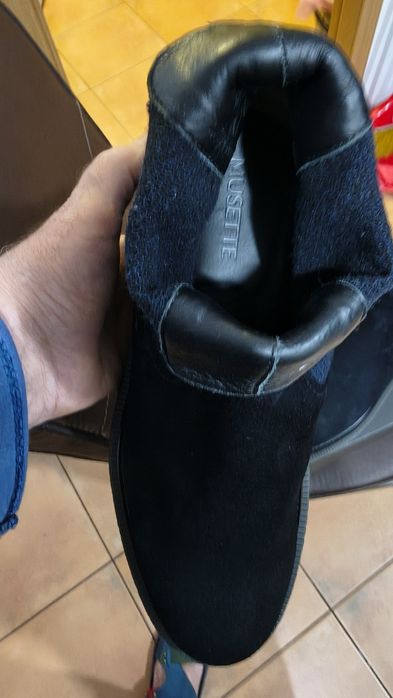 Ghete Musette piele întoarsă