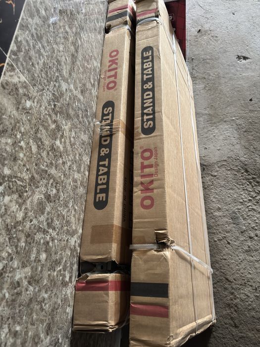 Okito tikuv mashina, overlo  va stollari komplekt