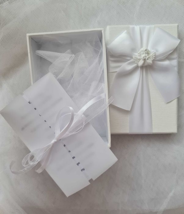 Покана за кумове или кръстници в кутия