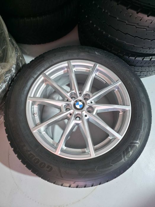 4 ROTI Complete JANTE + Anvelope IARNA - 225/55/17 GoodYear 2022 - CA NOI - OEM BMW X1 X2 - Seria 5 G30 - Seria 4 G26 - BMW i4 - CA NOI
