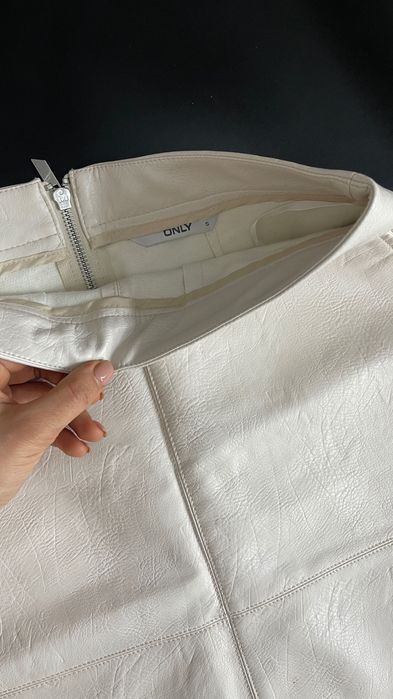 Юбка/ кожаная/ женская/ ONLY/ размер S