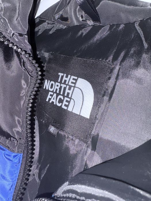 Geacă XL The North Face negru neagră albastru albastră deschis