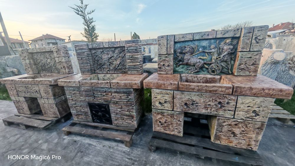 Чешми мивки от щампован бетон