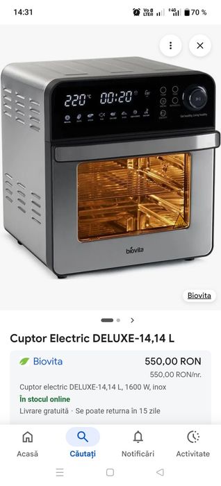 Cuptor Electric Deluxe 14,14L