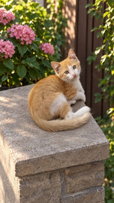 Отдам котенка в добрые руки.