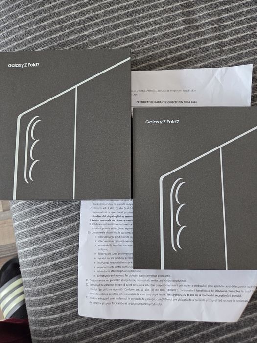 Samsung Z fold 7 256g Sigilat Blue Sau Jetblack Acte Garanție