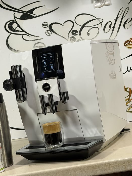 Кафемашина кафе автомат JURA J6 PIANO WHİTE с гаранция