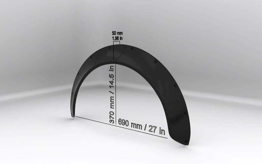 Раздувки Пластмаса 50мм Универсални Уширители Вежди за Калници