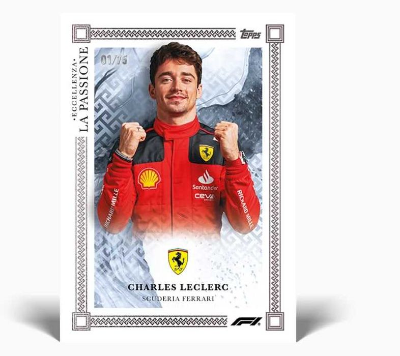 Charles Leclerc – Topps F1 Eccellenza 2023 La Passione /75