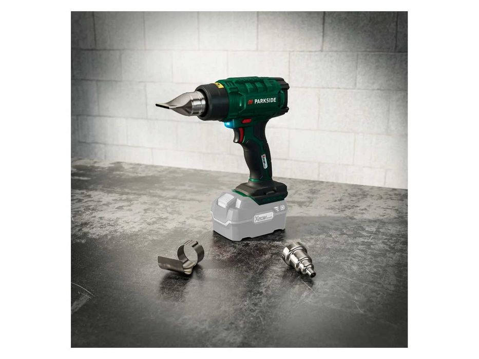 Нов Акумулаторен пистолет за горещ въздух Parkside 20V