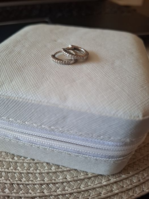 Сребърни обеци,нови