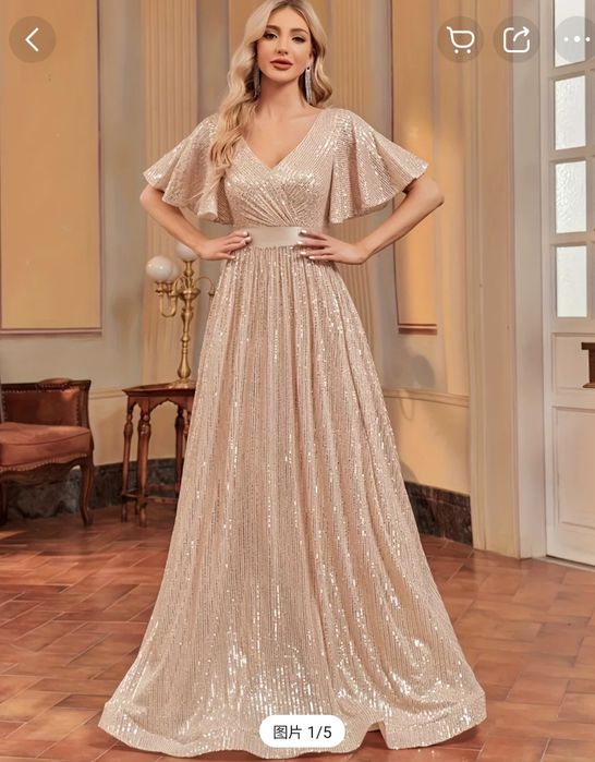 Новое платье с пайетками