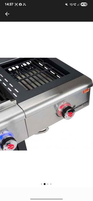 Gratar Triton 3.1 MAXX arzatoare de 3.5 kw fiecare,arzator lateral de