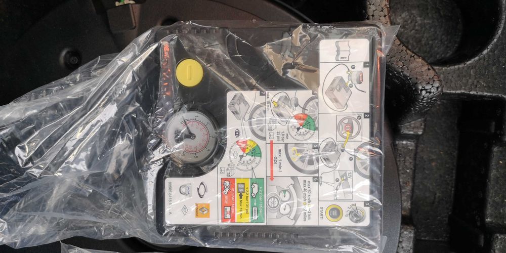 Kit umflare (reparare, reparatie) pneuri (anvelope) Renault Koleos 2