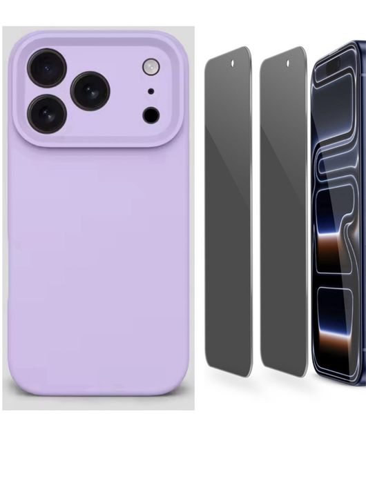 Iphone 17 17 AIR PRO MAX Husa Soft Touch + Folie Sticla Esd Privacy