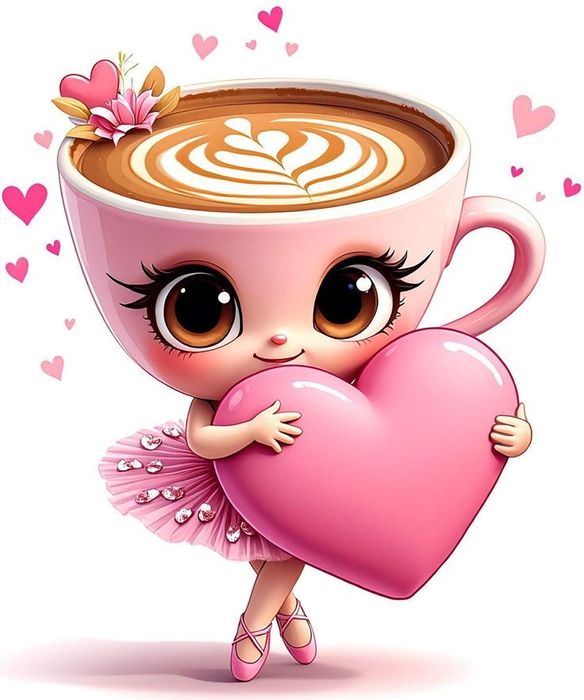 Tricou Bumbac Copii Balerina Cappuccina