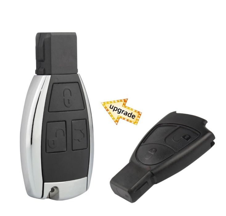 Преходна хромирана кутийка за ключ Мерцедес