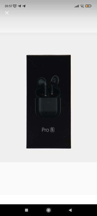 PRO 5 Simsiz quloqchin oq qora ranglari bor