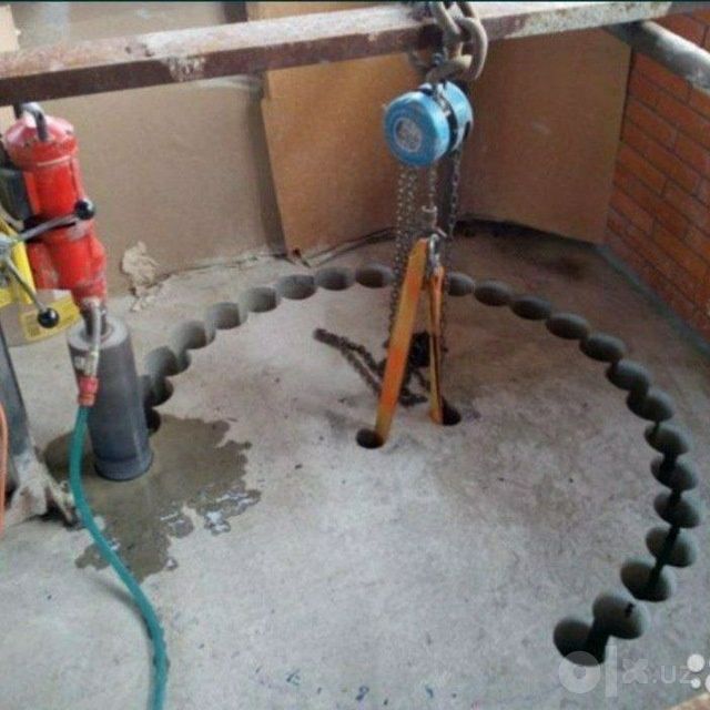 beton buzish teshish kesish xizmati