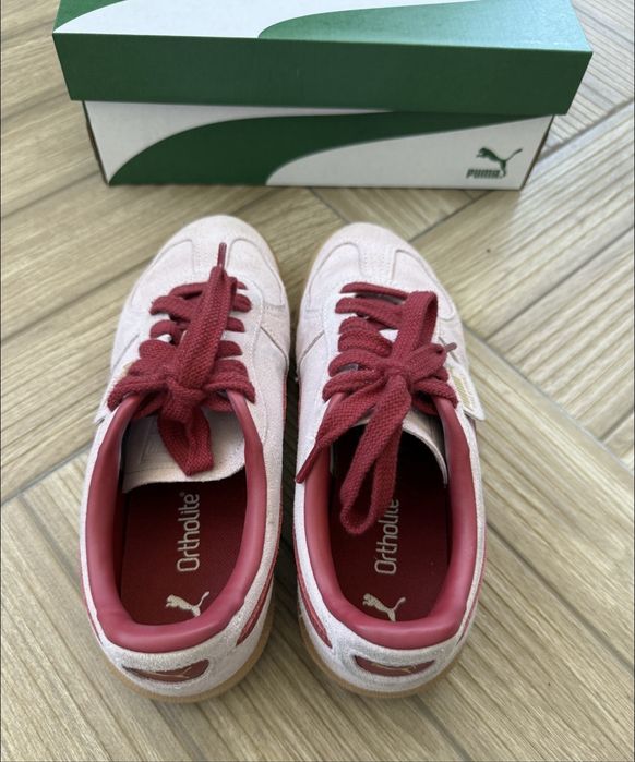 Оригинални дамски маратонки Puma Palermo, 38,5 номер, бебешко розово и бордо