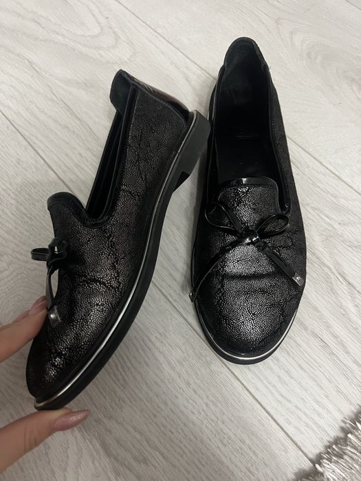 Балетки черные туфли