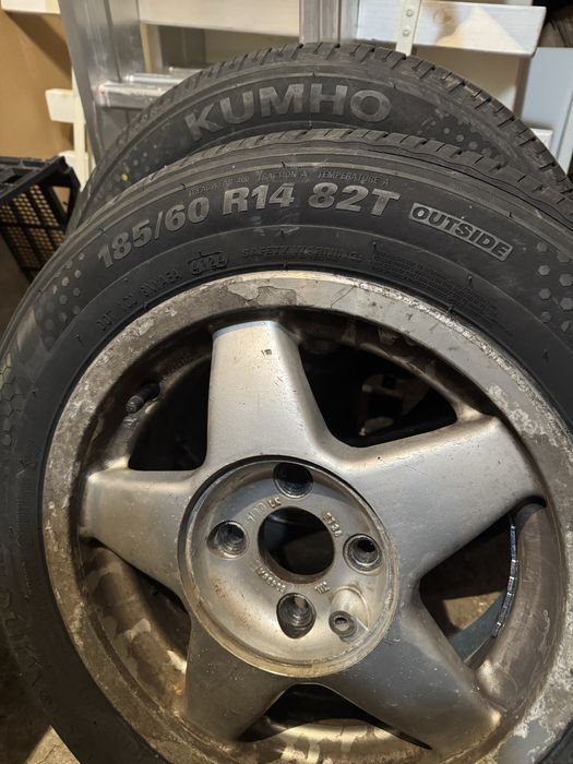 Летни гуми с алуминиеви джанти 4х100 / 14 цола