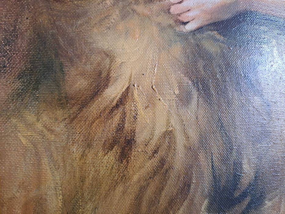 tablou pictura pe panza semnat 50/70 cm