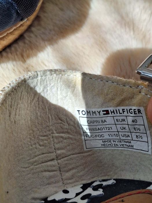 Дамски летни обувки сандали Tommy hilfiger 40номер