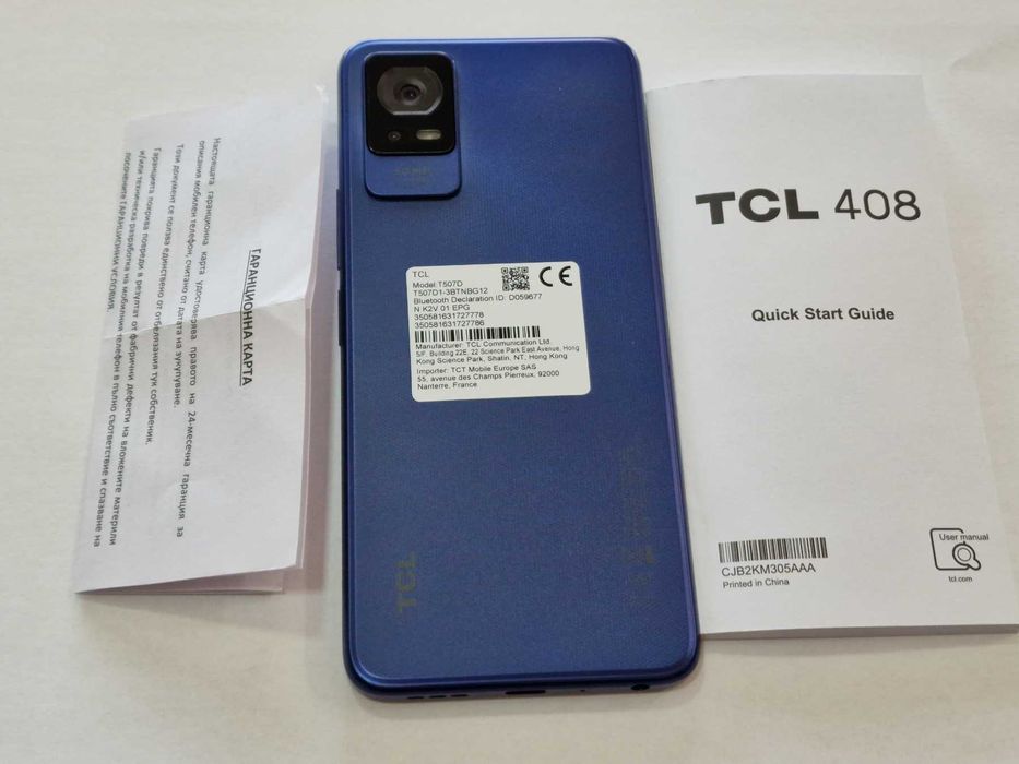 Смартфон TCL 408, 4 GB RAM, 64 GB, Midnight blue