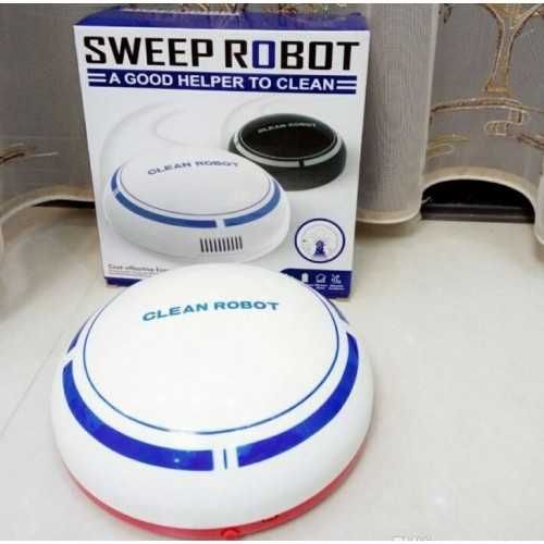 Мини прахосмукачка робот – Sweep Robot, Черна / Бял