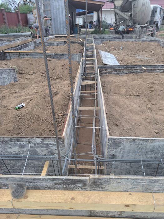 Аренда опалубки для фундамента, прокат леса