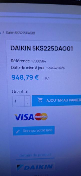 Compresor AC Daikin 5KS225DAG01 -NOU