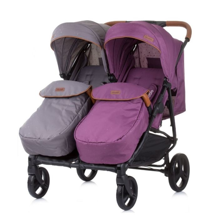 Детска бебешка количка за близнаци Чиполино