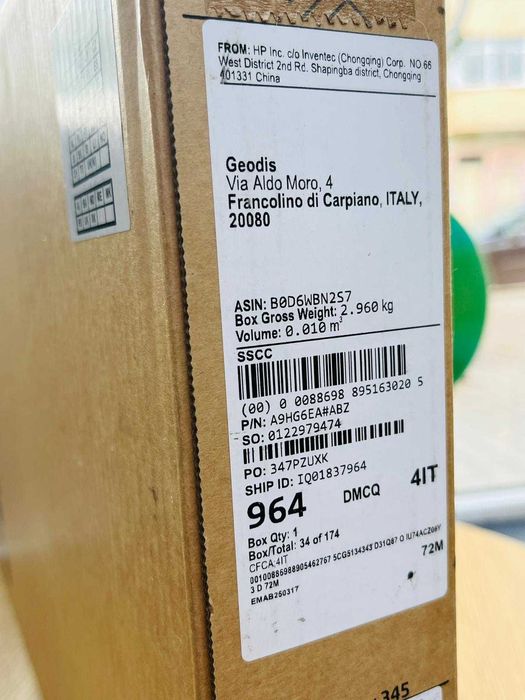 HP Laptop 17-cp3001sl, AMD Ryzen 7-7730U, RAM 16GB, SSD 512GB - Nou