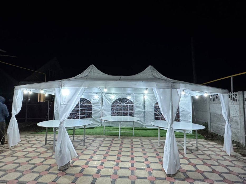 Прокат стола стульев посуды