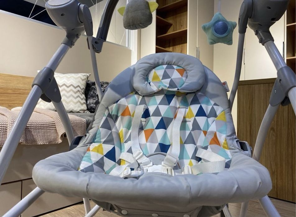 Шезлонг 2в1 б/у