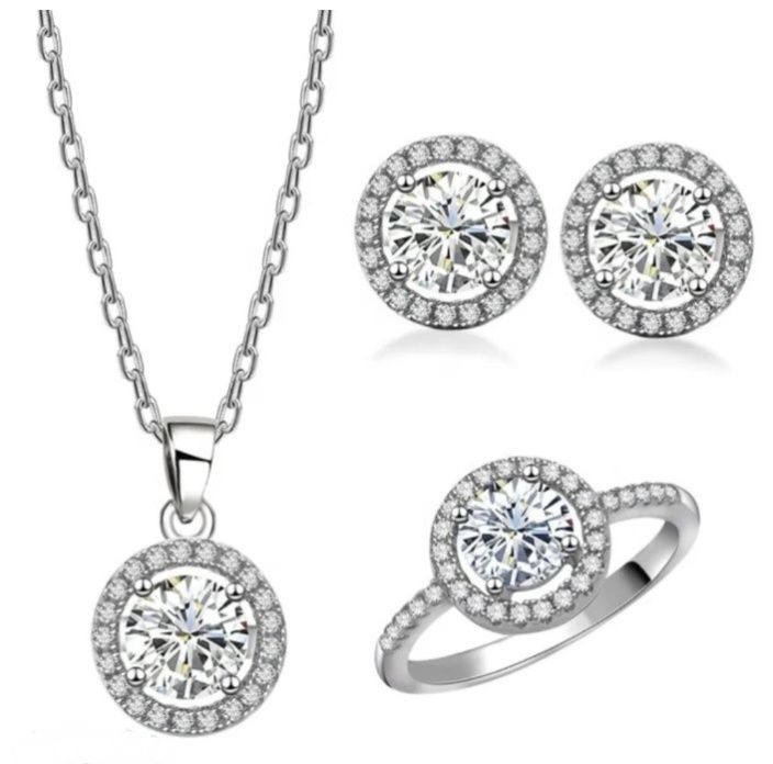 Серебро муассанит. Красивый набор!