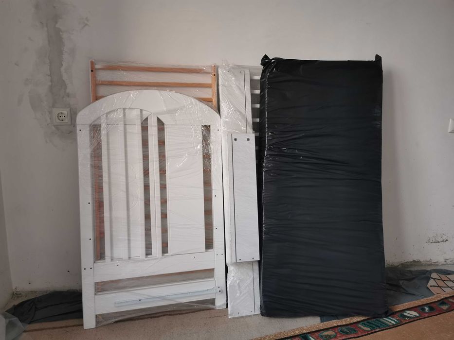 Ново_бебешко легло tymon 60x120 + матрак