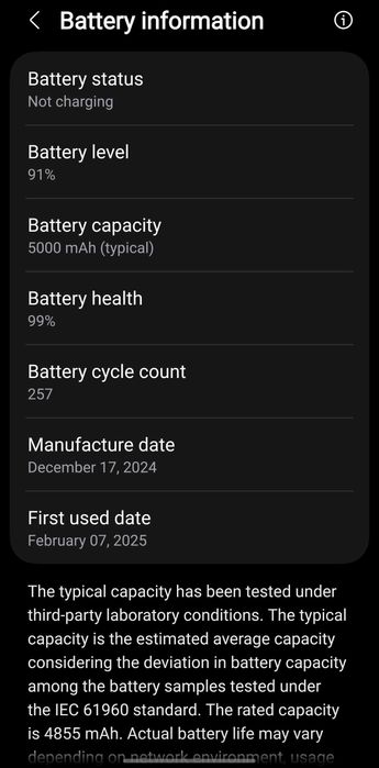 Samsung Galaxy S25 Ultra 512GB (Titanium Silver) - Отлично състояние