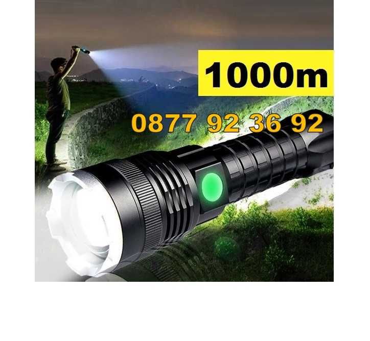 ПРОМОЦИЯ! LED МОЩЕН ПРОЖЕКТОР, фенер за пушка, модел: P90, Р-90