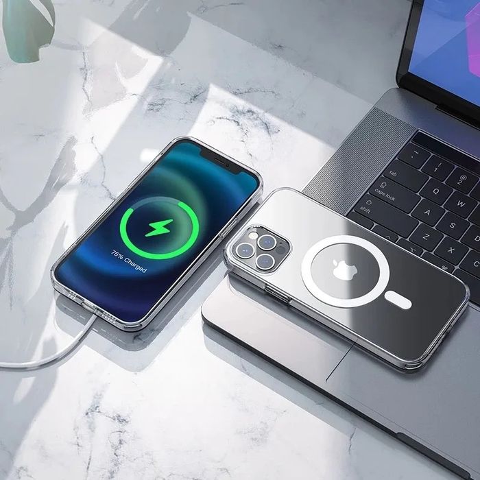 Силиконов калъф с Magsafe за iPhone 11/12/13/14/15/16/17 PRO и PRO MAX