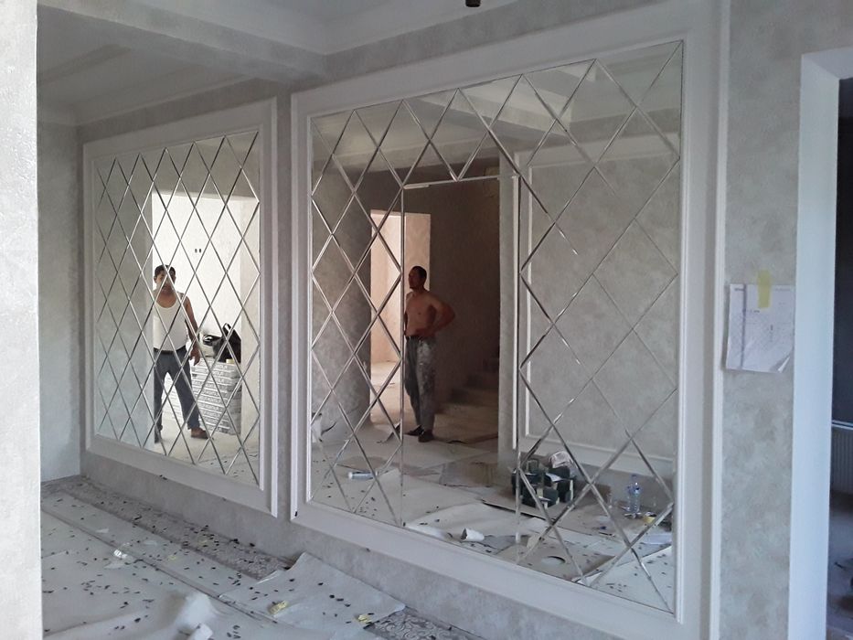 Зеркало ромбик российских стекло 420000