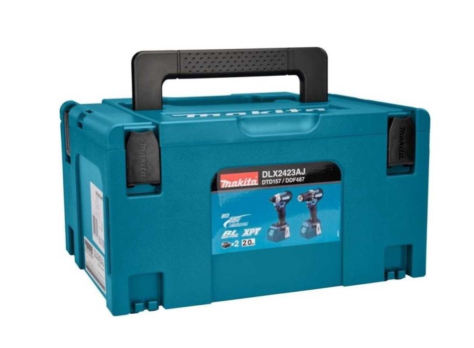 Нов безчетков комплект MAKITA DLX2423AJ 18V  DDF487 + DTD157