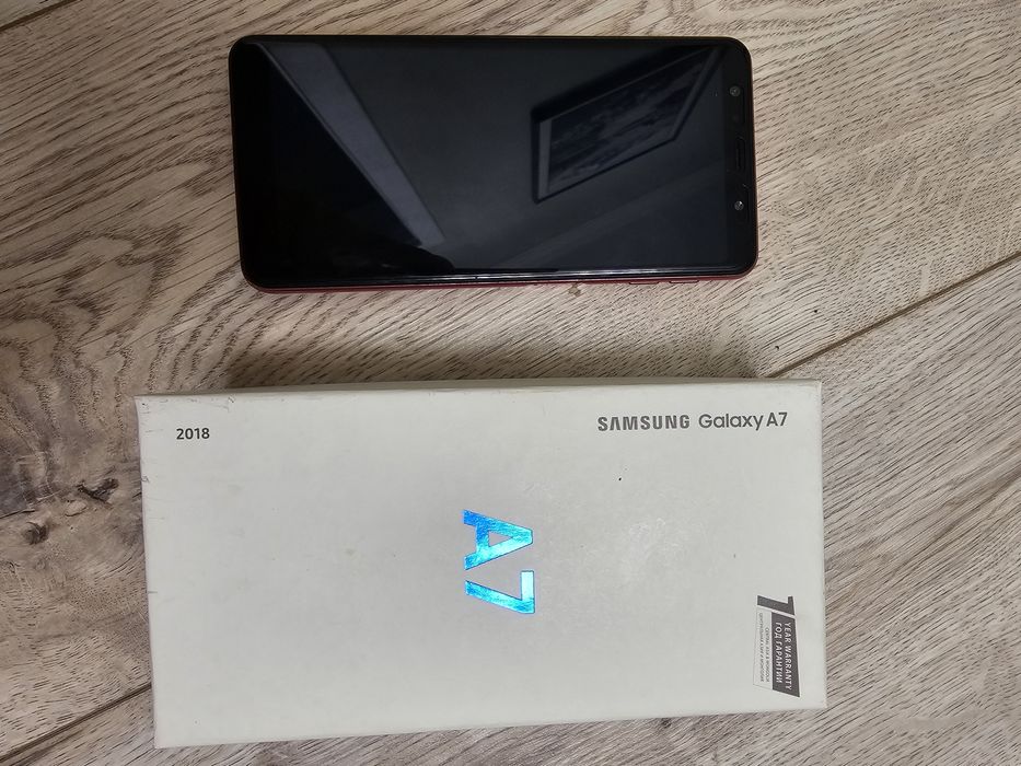 Телефон Самсунг а 7 розовый