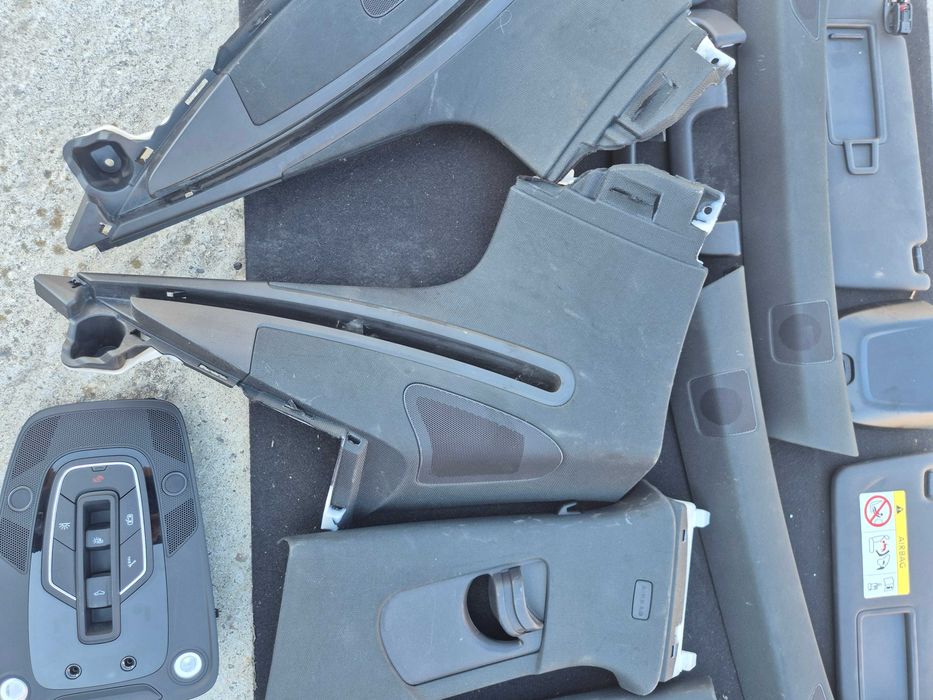 Plafon interior S Line negru Audi A4 b9 Avant panoramic Bang Olufsen