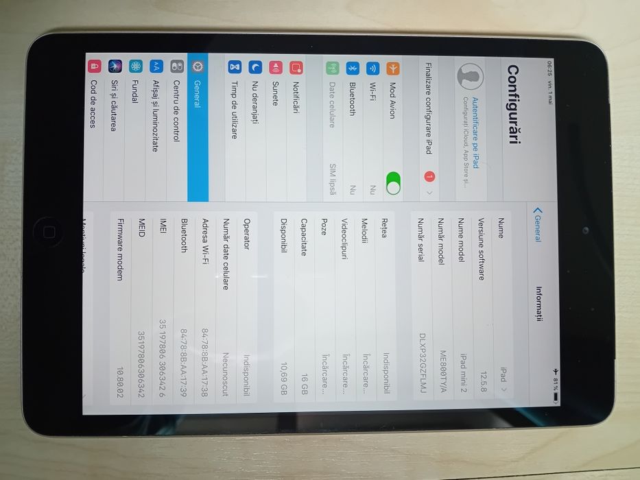 iPad mini 2 wi fi cellular