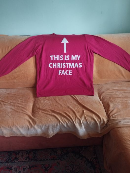 Vând lot pulover și tricou Crăciun 56-58,xxl